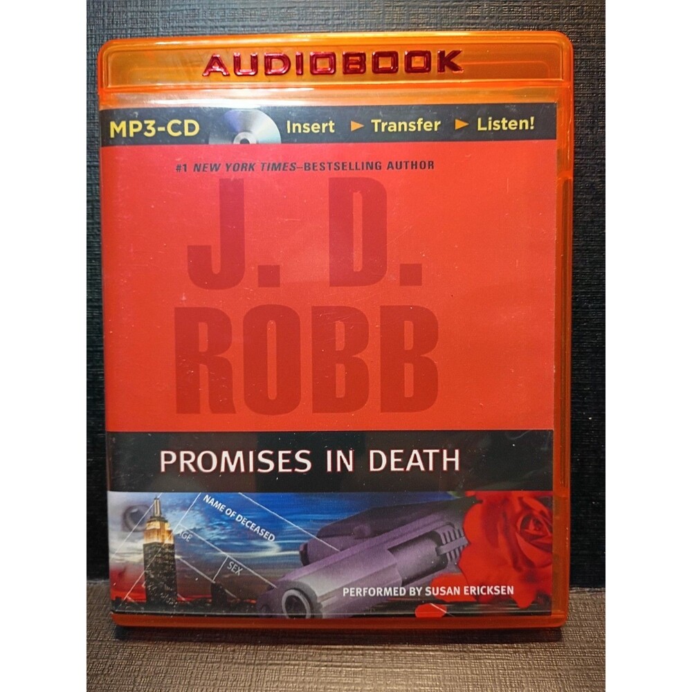 Promises In Death J.D. Robb Mp3 CD Audiobook Unabridged Brilliance Nora Roberts